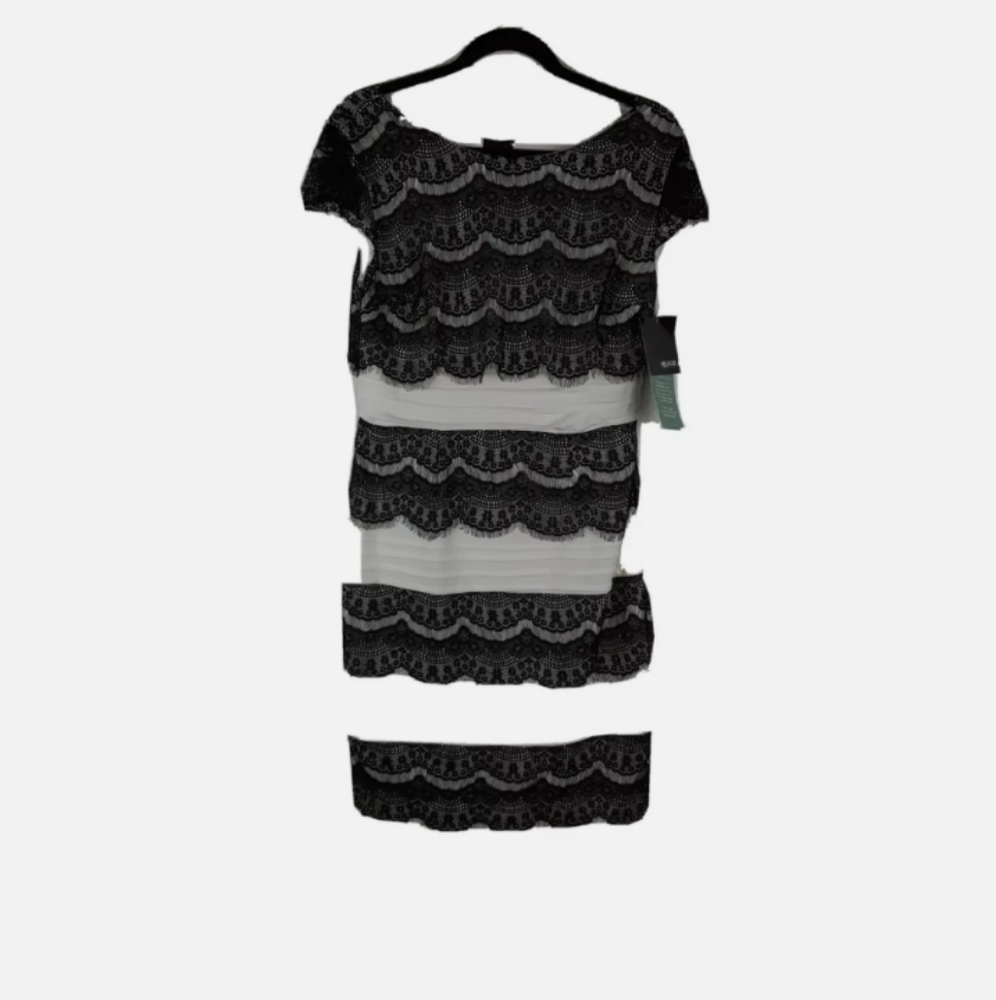 NEW Melrose Lace Overlay 2-Tone Womens Dress Sz 12